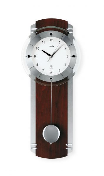 Universiteit Kwadrant nietig AMS wandklok met radio gestuurd quartz-slinger uurwerk kopen