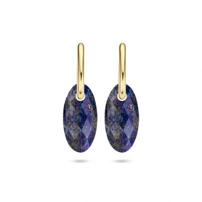 Blush oorbedel lapis lazuli, 820LAPL