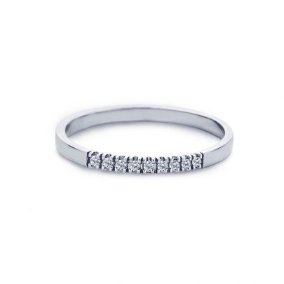 Miss Spring witgouden ring met diamant, MSR540-9WG