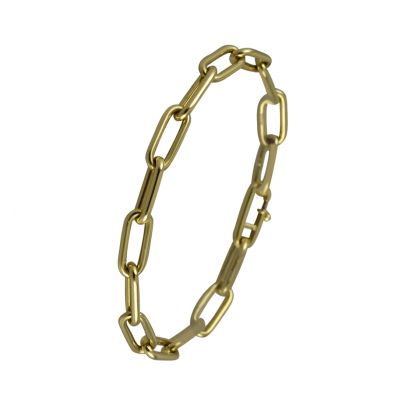 Geelgouden closed forever armband 19,5 cm.