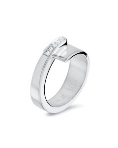 NOL zilveren ring met diamant, AG81197.9