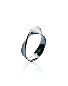 Georg Jensen zilveren Mobius ring, 20000306