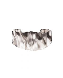 Sanjoya zilveren geplooide armband mat, PRE1118037