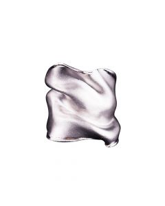 Sanjoya zilveren geplooide ring mat, PRE1118024