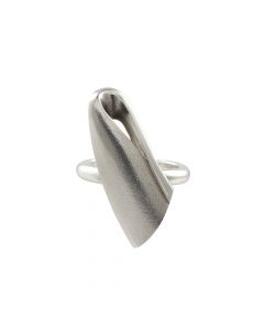 Lapponia zilveren Wave ring, 650260-53